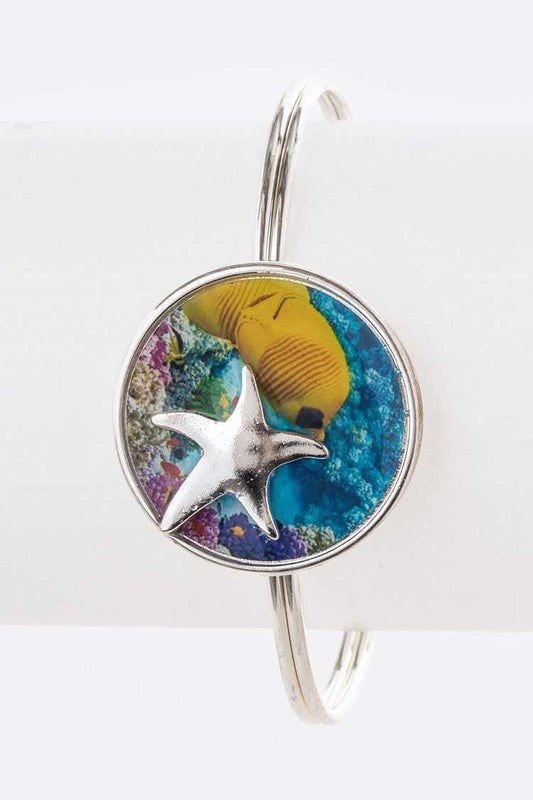 Enamel Starfish Iconic Bangle