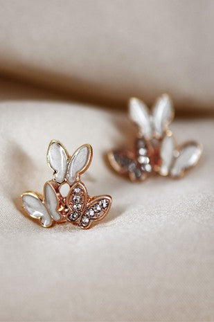 Butterfly Bridal Studs