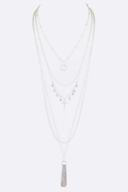 Convertible 5 In 1 Necklace Set