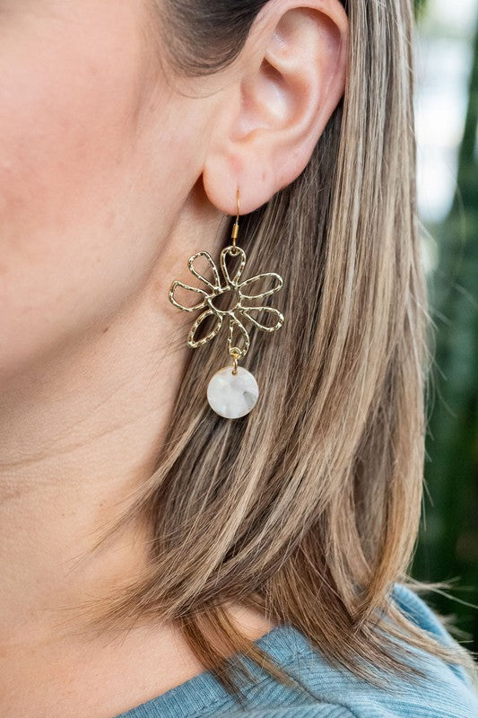 Maisy Earrings - Cream