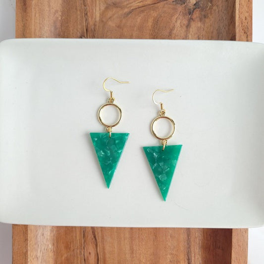 Olivia Earrings - Green