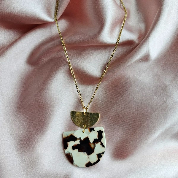 Harper Necklace - Cowhide