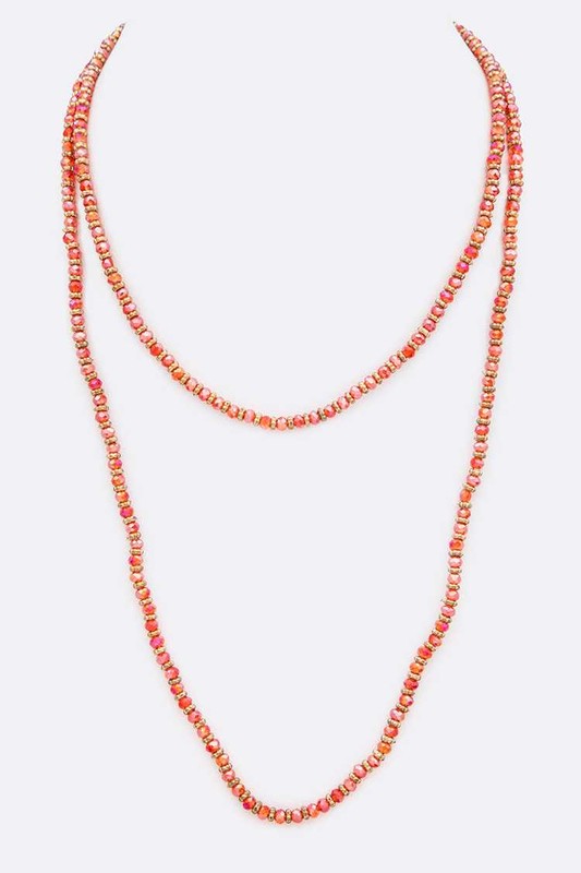 Petite Crystal Convertible Long Necklace