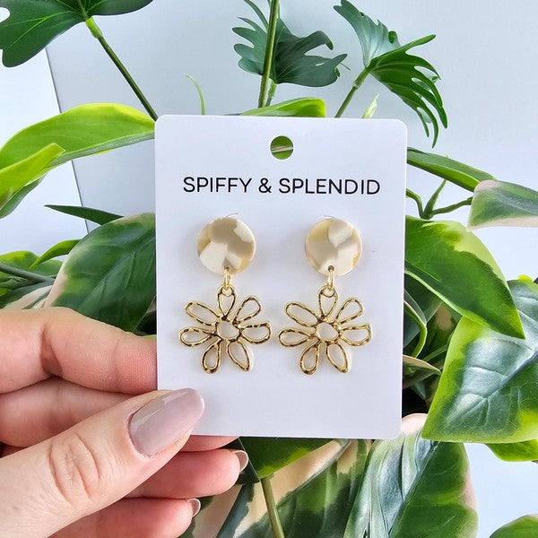 Lily Earrings - Daffodil