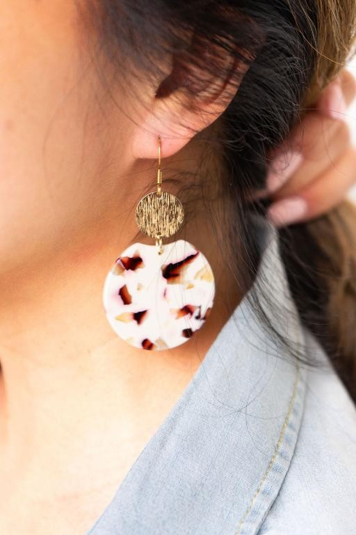 Zoey Earrings - Terrazzo