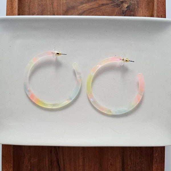 Cameron Hoops - Iridescent Neon