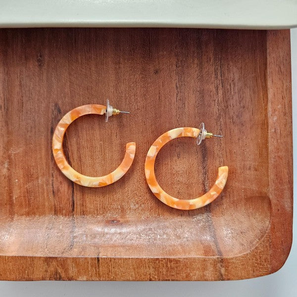 Camy Hoops - Orange