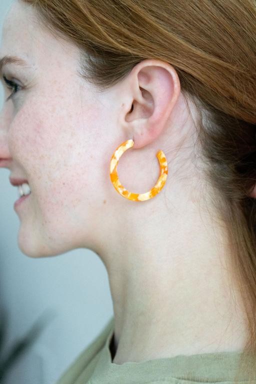 Camy Hoops - Orange