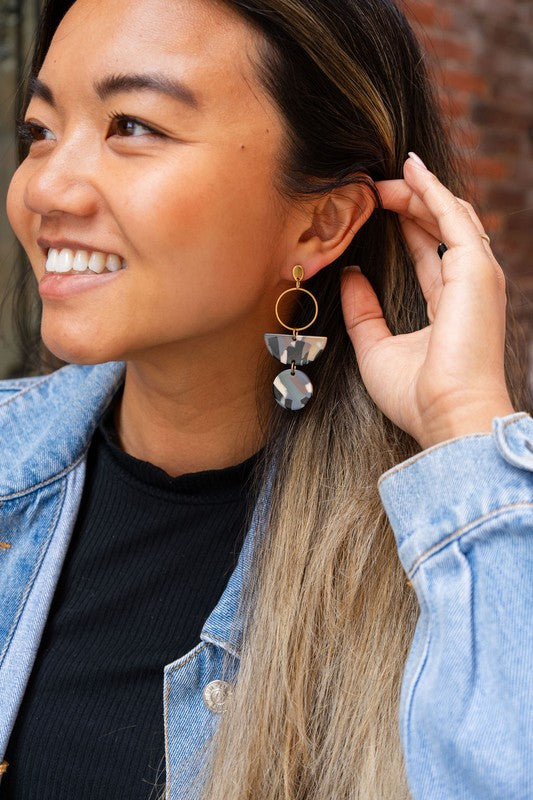 Wren Earrings - Camo