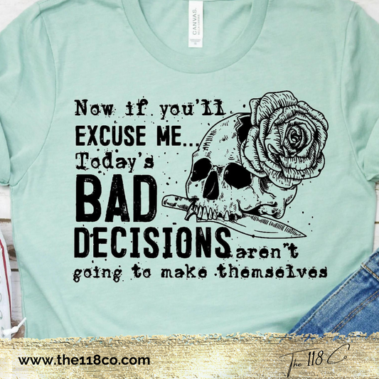 Bad Decisions Skull