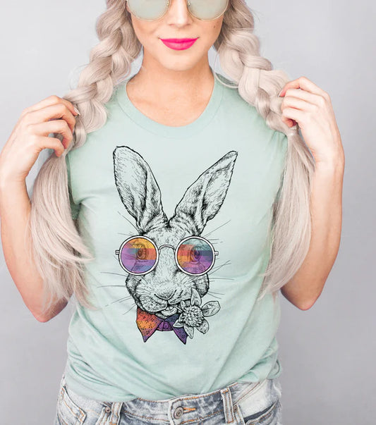 Retro Glasses Bunny